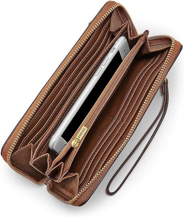 Actual product image Fossil Logan wallet RFID leather 19 cm