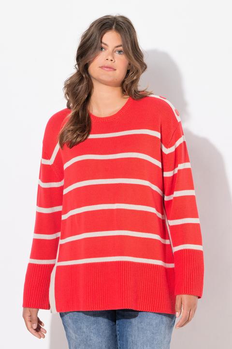 Produktbild Laurasøn Ringel Strickpullover, Langarm, Rundhals (40)