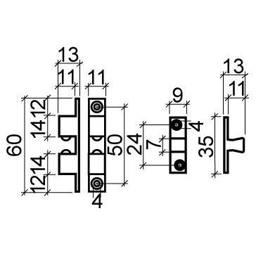 Thumbnail - OK-Line, Türbeschlag + Scharnier, Kugelschnäpper