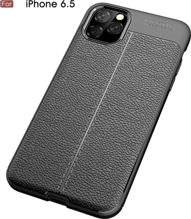 Actual product image Screenguard Apple iPhone 11 Pro Max Case Leather Design TPU Cover (Apple iPhone 11 Pro Max)