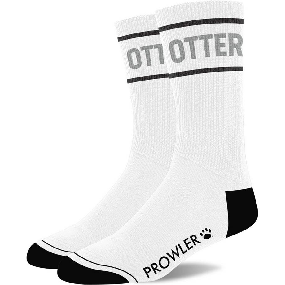 Thumbnail - Prowler, Herren, Socken, Otter Socken - Weiss/Grau, Mehrfarbig, (Einzelpack, One Size)