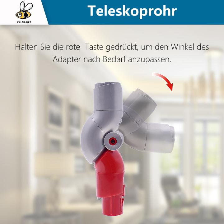 Produktbild Flickbee Knickadapter "low reach" für Dyson V12 ersetzt 971435-02