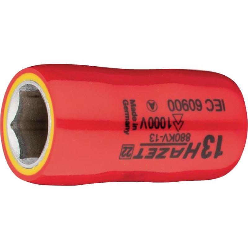 HAZET, Steckschlüssel + Stecknuss, 6kt.-Steckschluessel-Einsatz (22 mm)