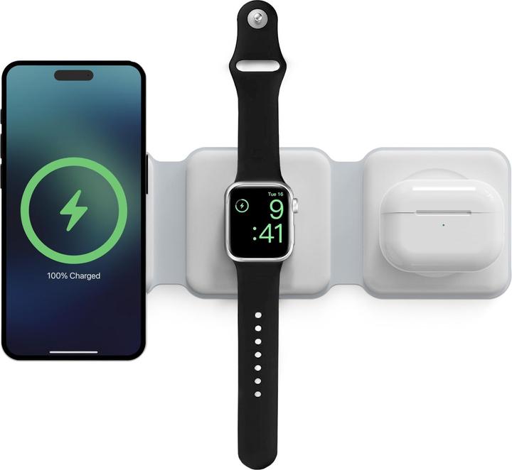 Actual product image KSIX 15 W 3in1 wireless charger (15 W)