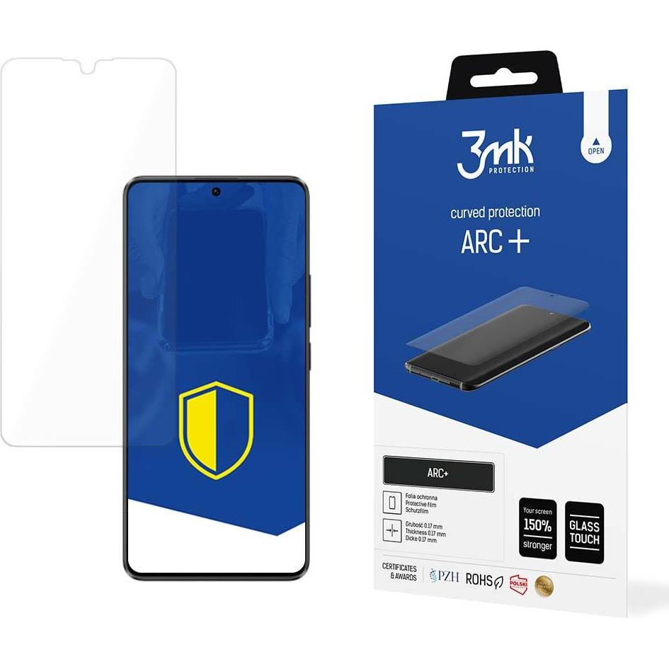 3Mk Folia Arc+ Poco X6 5G Folia Fullscreen (1 Pz., Xiaomi Poco X6), Pellicola Protettiva Smartphone