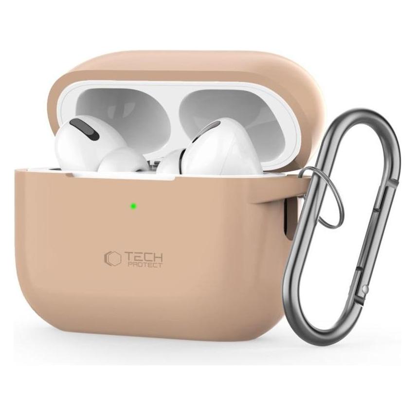 Tech-Protect None (Kopfhörer Hülle), Kopfhörertasche + Schutzhülle, Beige