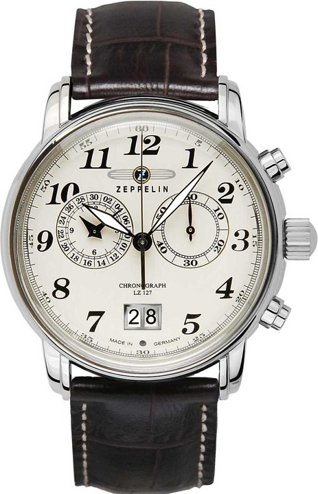 Immagine prodotto Zeppelin Cronografo LZ127 Count (Orologio da polso analogico, Cronografo, 40 mm)
