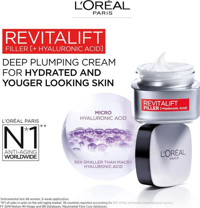 Actual product image L'Oréal Paris Revitalift Filler HA Duo Set (50 ml)
