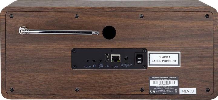 Actual product image Imperial Dabman i200 CD (Web radio, DAB+, FM, Bluetooth, Wi-Fi)