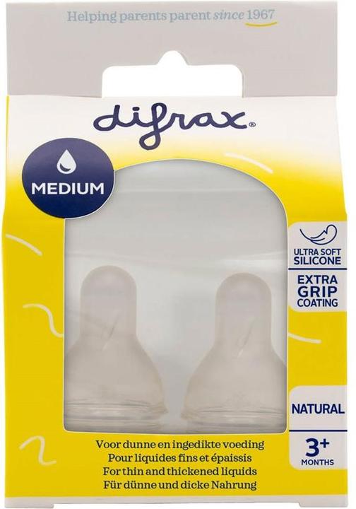 Actual product image Difrax Teat standard bottle 3+M