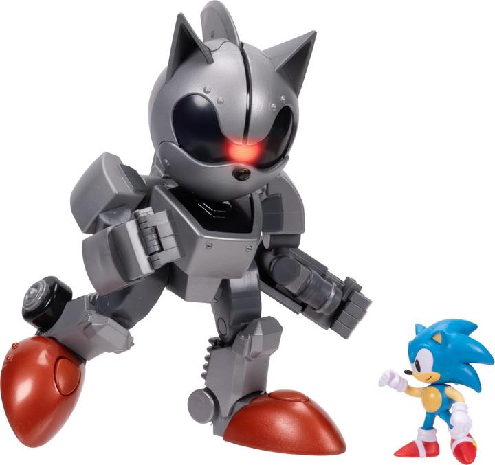 Actual product image Jakks Pacific Giant Mecha Sonic vs Sonic Playset