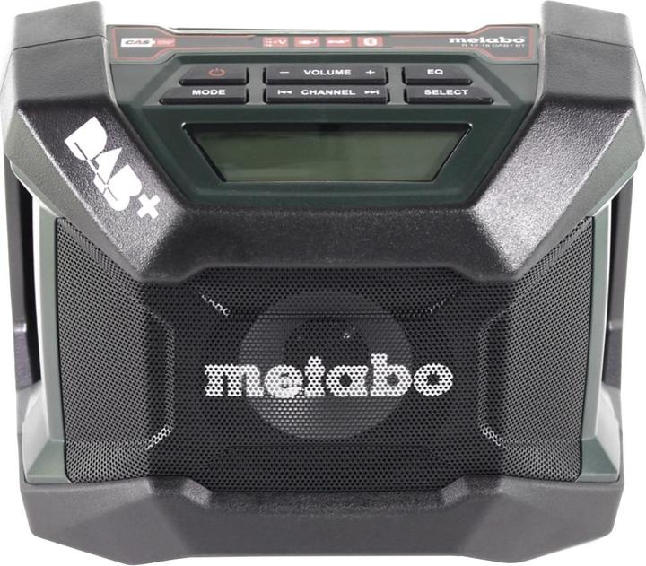Metabo R 12-18 DAB+ BT Battery construction site radio 12-18 V DAB+ + 2x battery 4.0 Ah + charger (AM, DAB+, FM)