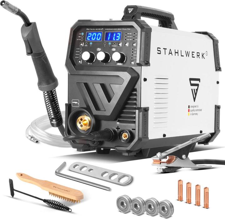 Stahlwerk Poste à souder MIG MAG 200 Spot Puls Pro Appareil combiné avec fonction spot
