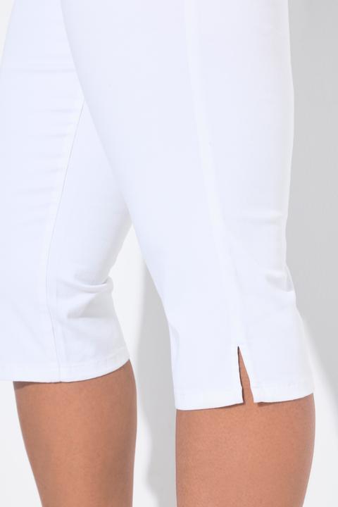 Produktbild Miamoda 3/4-Caprijeans Carrie, Zitronen-Stickerei, Glitzersteinchen (56)