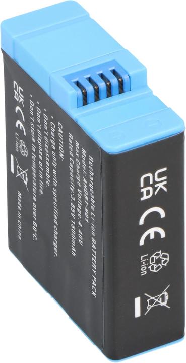 Produktbild AccuCell Akku passend für GoPro Hero 9 Hero 10 Li-ion 3,85V 1800mAh 6,9Wh (Kamera Akku)