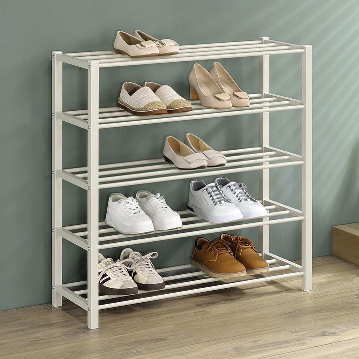 Produktbild IDIMEX Schuhregal NAVAN 5 Ablagen – beige