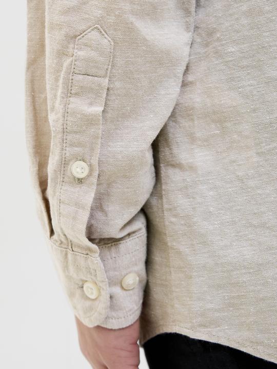Actual product image Jack & Jones Jjebreeze Linen Blend Shirt Ls Sn Jnr (128)