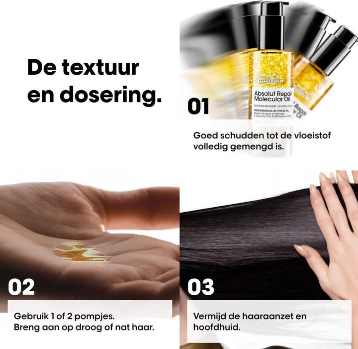 Actual product image L'Oréal Professionnel Absolut Repair Molecular Oil (90 ml)