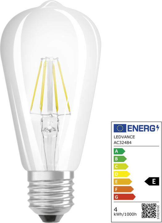 Etichetta energetica Osram Star Classic E40 (E27, 470 lm, 1x)