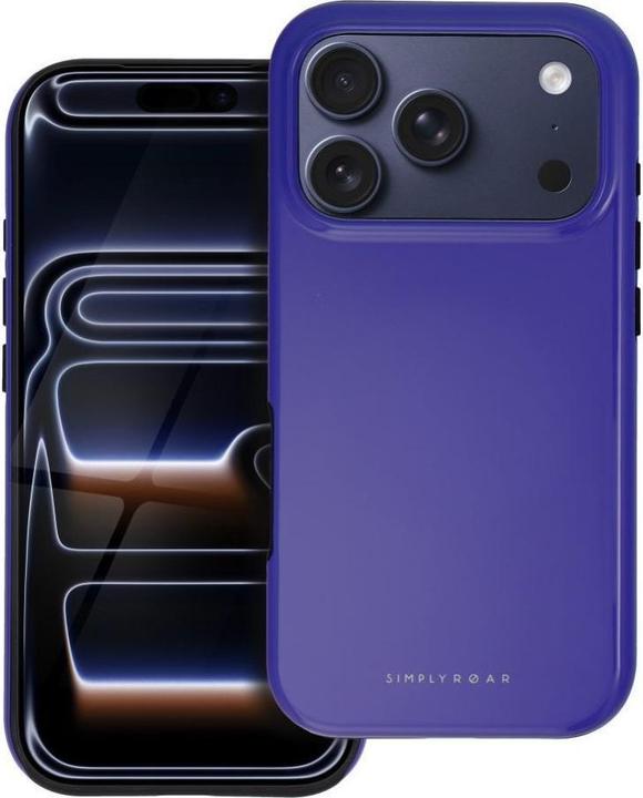 Produktbild Roar Back panel cover case RAINBOW BUMPER compatible with MagSafe for IPHONE 16 Pro Max purple (Apple iPhone 16 Pro Max)