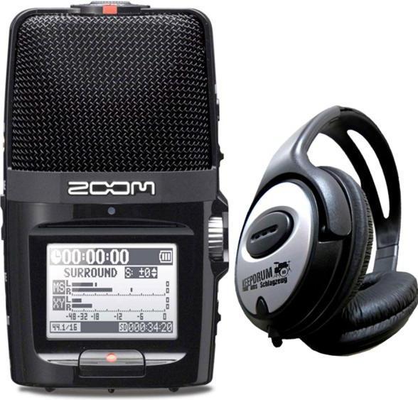 Zoom H2n mobile recorder with headphones (Handheld)