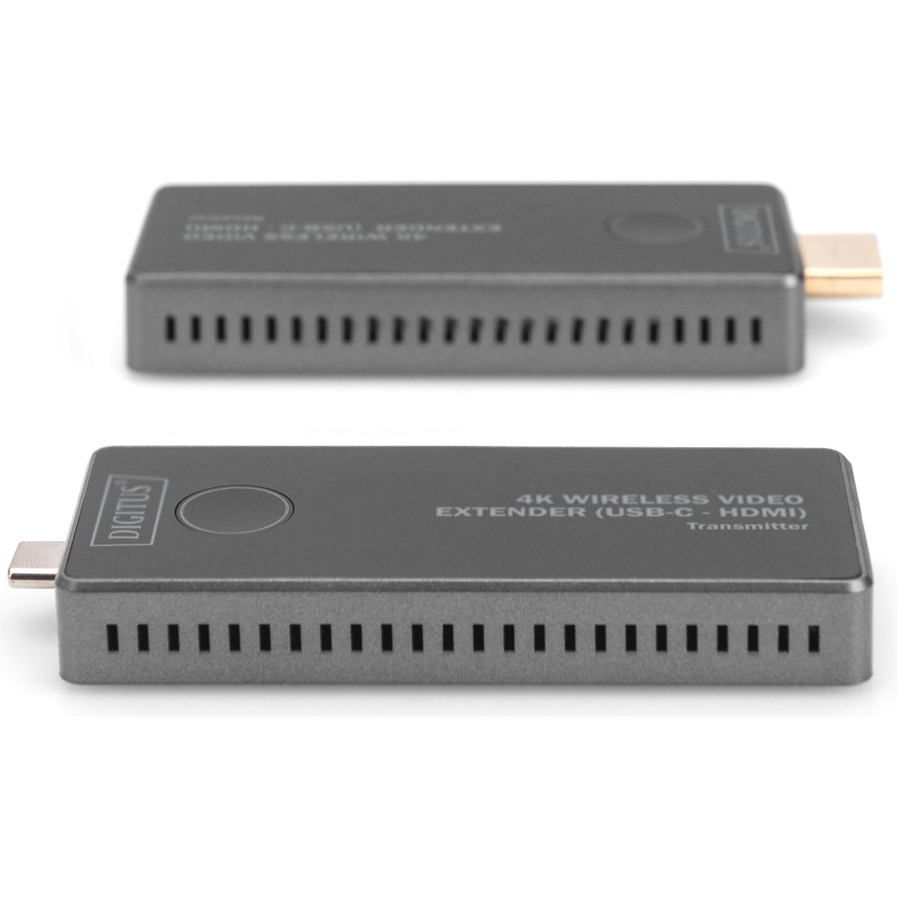 Thumbnail - Digitus DS-55324 (30 m, HDCP, HDCP 2.2), Wireless Transmitter, Grau