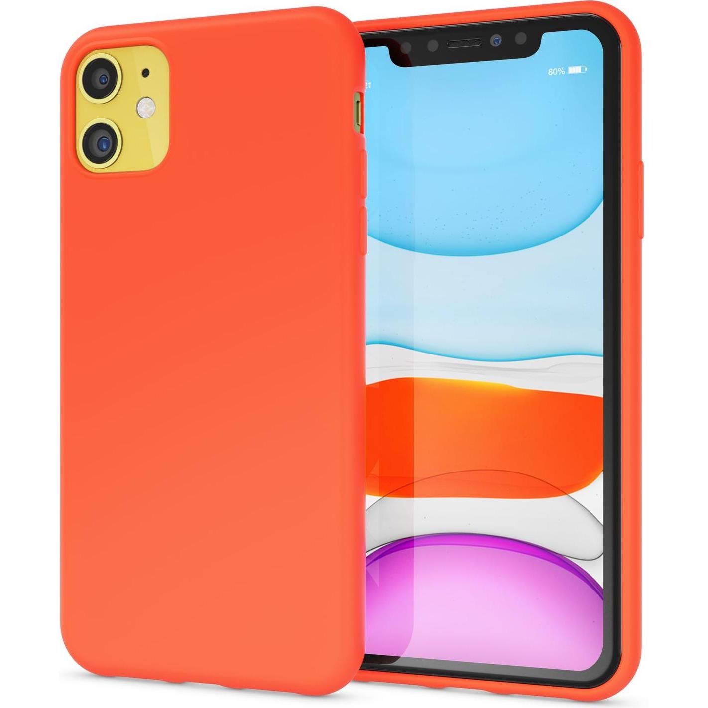 Nalia Neon Hülle (Apple iPhone 11), Smartphone Hülle, Orange