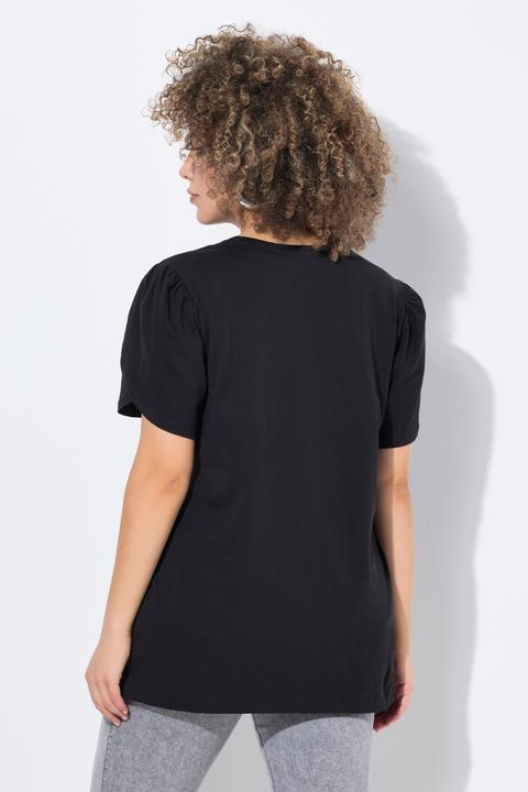 Actual product image Ulla Popken Draped Sleeve Tee (56)