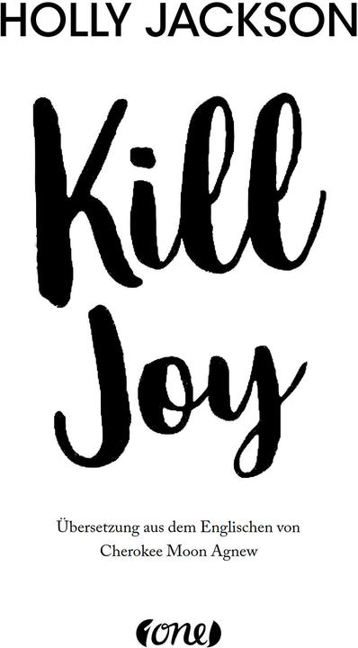 Produktbild Kill Joy (Deutsch, Holly Jackson, 2025)