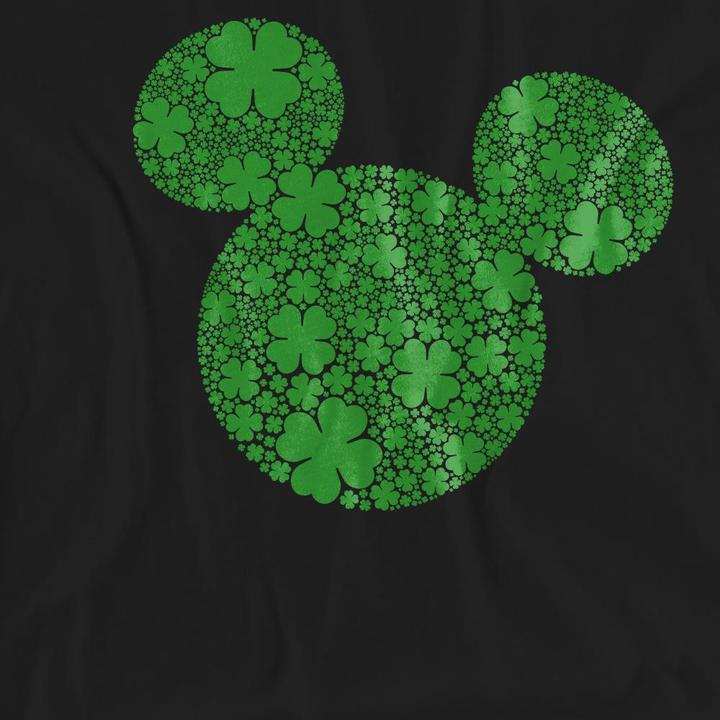Actual product image Disney Unisex Adult Shamrock Ears Mickey Mouse St Patricks Day T-Shirt (XXL)