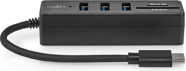 Produktbild Nedis USB-Hub | 1x USB-C™ | 3x USB A Buchse | 5-Port port(s) | USB 3.2 Gen 1 | Stromversorgung über (USB-C, 5 Ports)