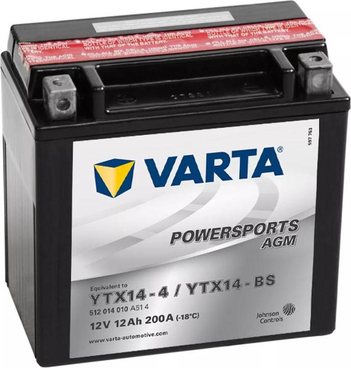 Actual product image Varta Agm 512014010 (12 V, 12 Ah, 200 A)
