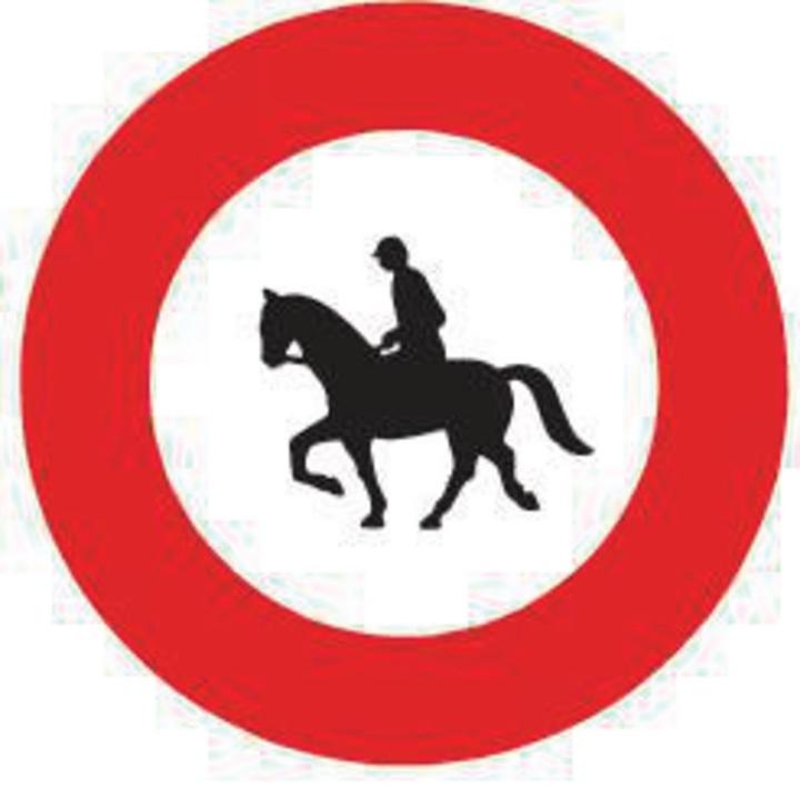 BRW Signaux Cavaliers interdits 17.75