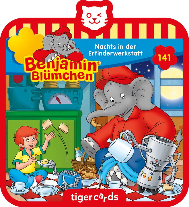 Image du produit Tigermedia Tigercard Benjamin Blümchen la nuit dans l'atelier de l'inventeur (Episode 141) (Allemand)