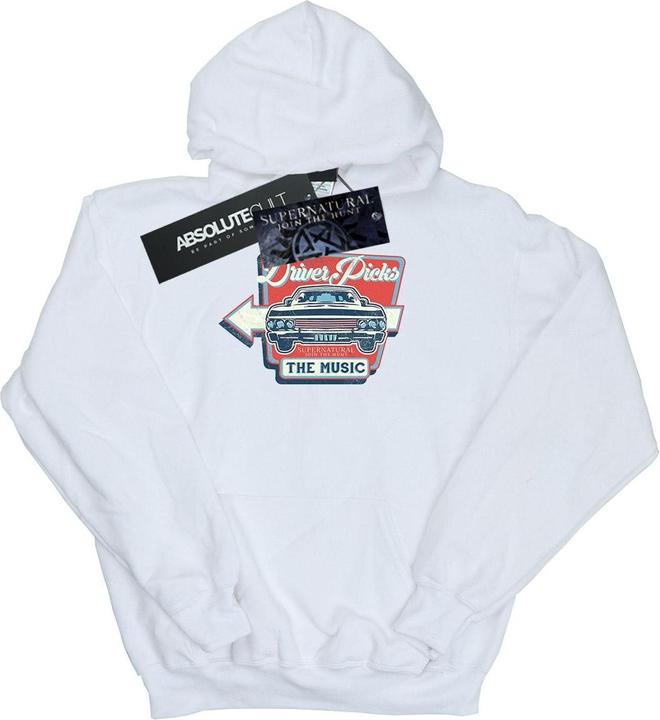 Immagine prodotto Supernatural Driver Picks The Music Felpa con Cappuccio Uomo (S)
