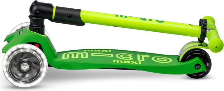 Produktbild Micro Scooter Maxi Deluxe Foldable Neon LED Parrot Green