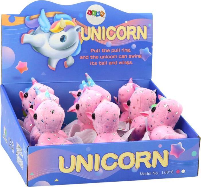 Produktbild Lean Toys Rosa springendes Einhorn (8 cm)