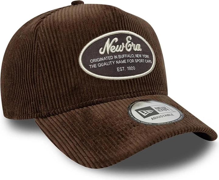 Produktbild New Era A-Frame Kord Trucker Cap - Brand Patch Braun (One Size)