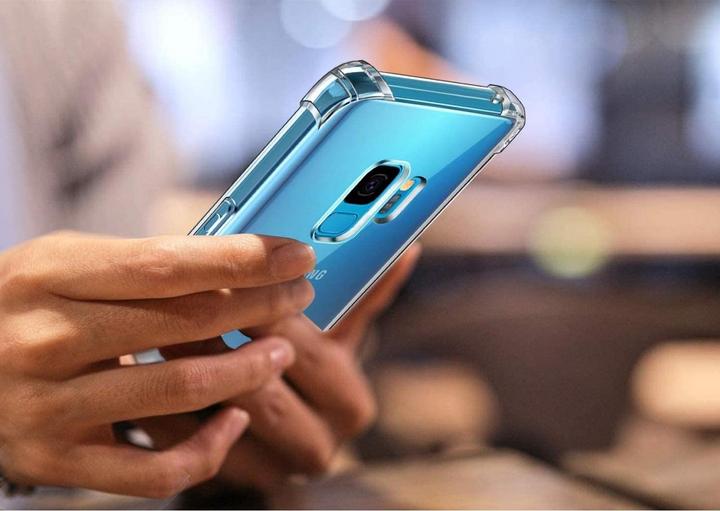 Actual product image Screenguard Samsung Galaxy S9 Case Crystal Soft Airbag Bumper (Samsung Galaxy S9+)