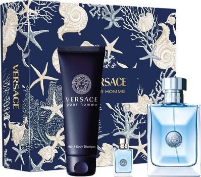 Actual product image Versace POUR HOMME SET (ET 100 vp + SHOWER GEL 150 ml + ET 5 ml) (Fragrance set)