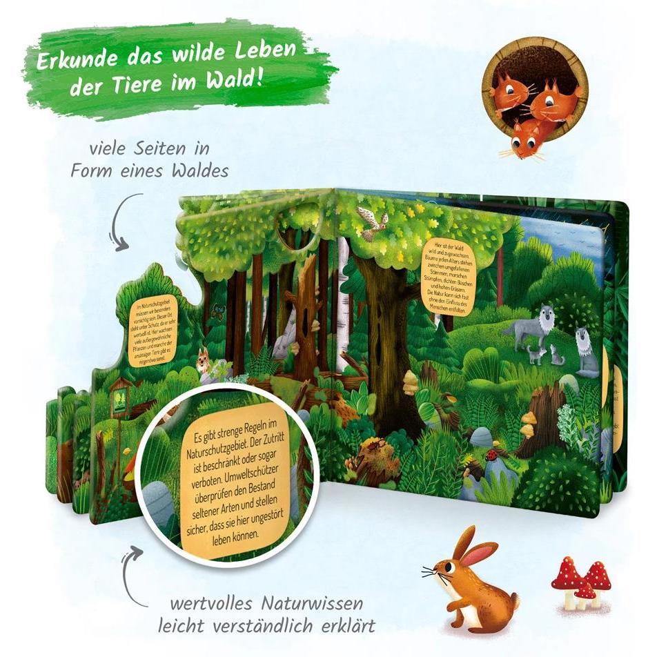 Fensterbuch Im Wald, Kinderbücher von Trötsch Verlag GmbH & Co. KG
