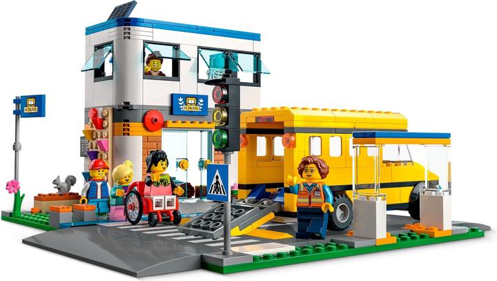 Image du produit LEGO École avec bus scolaire (60329, LEGO City)