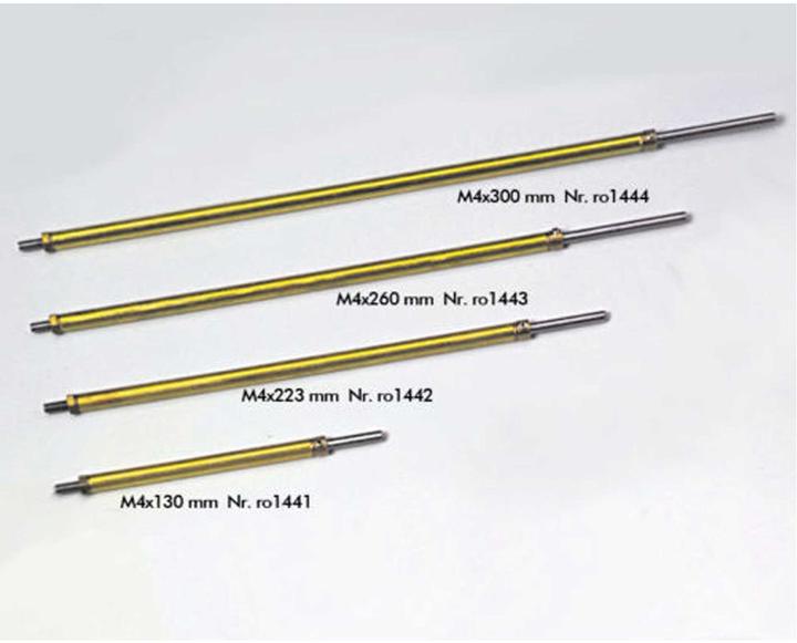Romarin tubo di poppa 195 + albero m4x260mm