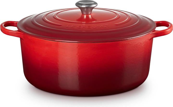 Immagine prodotto Le Creuset Creuset Signature Braadpan - 34 CM - Gietijzer - 12,4 litri - Kersenrood (34 cm, Pirofila + casseruola, Ghisa)