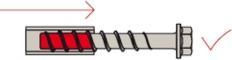 Actual product image Fischer 558246 (50 Screws per piece)