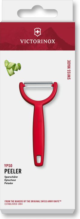 Image du produit Victorinox Éplucheur Ypso, dentelé, double tranchant, rouge