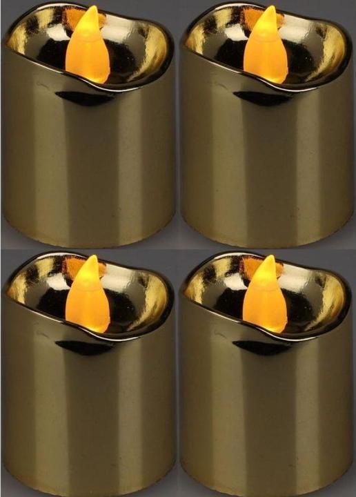 Mondex Affek Design TEA LIGHT LED GOLD (4x)