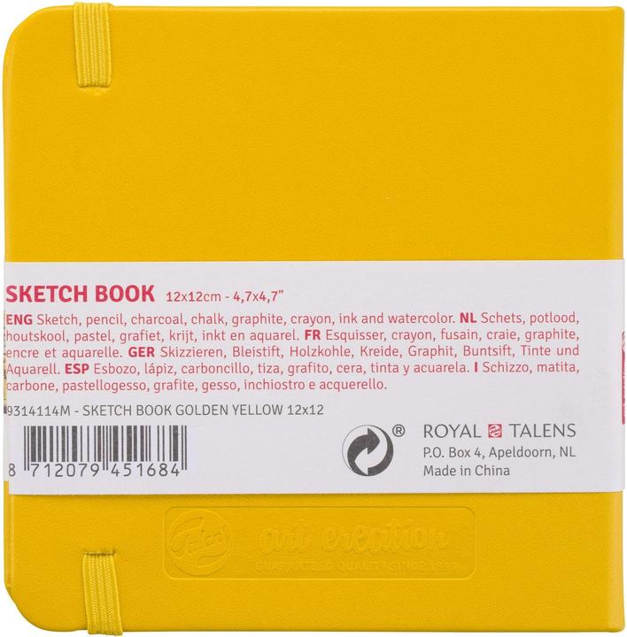 Produktbild Talens Malbuch (12 x 12 cm, Blanko, Harter Einband)