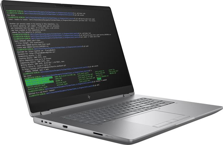 Actual product image HP ZBook Fury 18 G1i (18", 2000 GB, 64 GB, DE, Intel Core Ultra 9 285HX)
