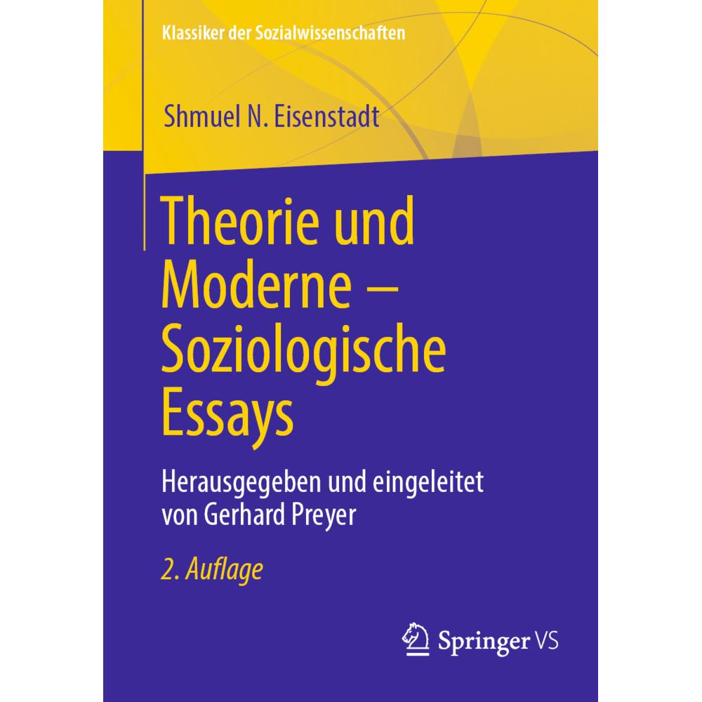 VS Theorie und Moderne – Soziologische Essays (Shmuel N. Eisenstadt, Deutsch), Sonstige Literatur